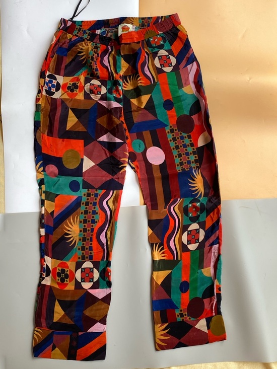 FARM Rio Pants - FARM Rio Multicolor Patchwork Printed Pants